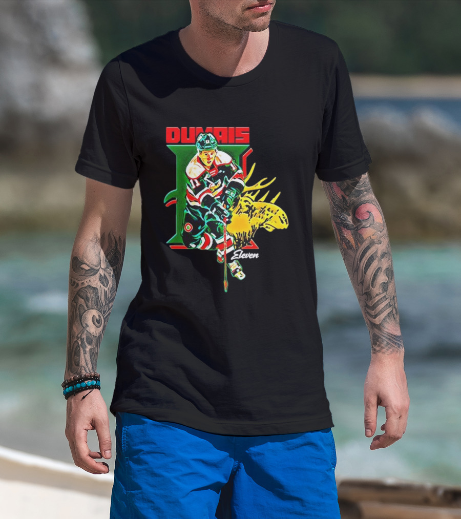 Dumais Eleven Halifax Mooseheads Hockey Player Image T-Shirt