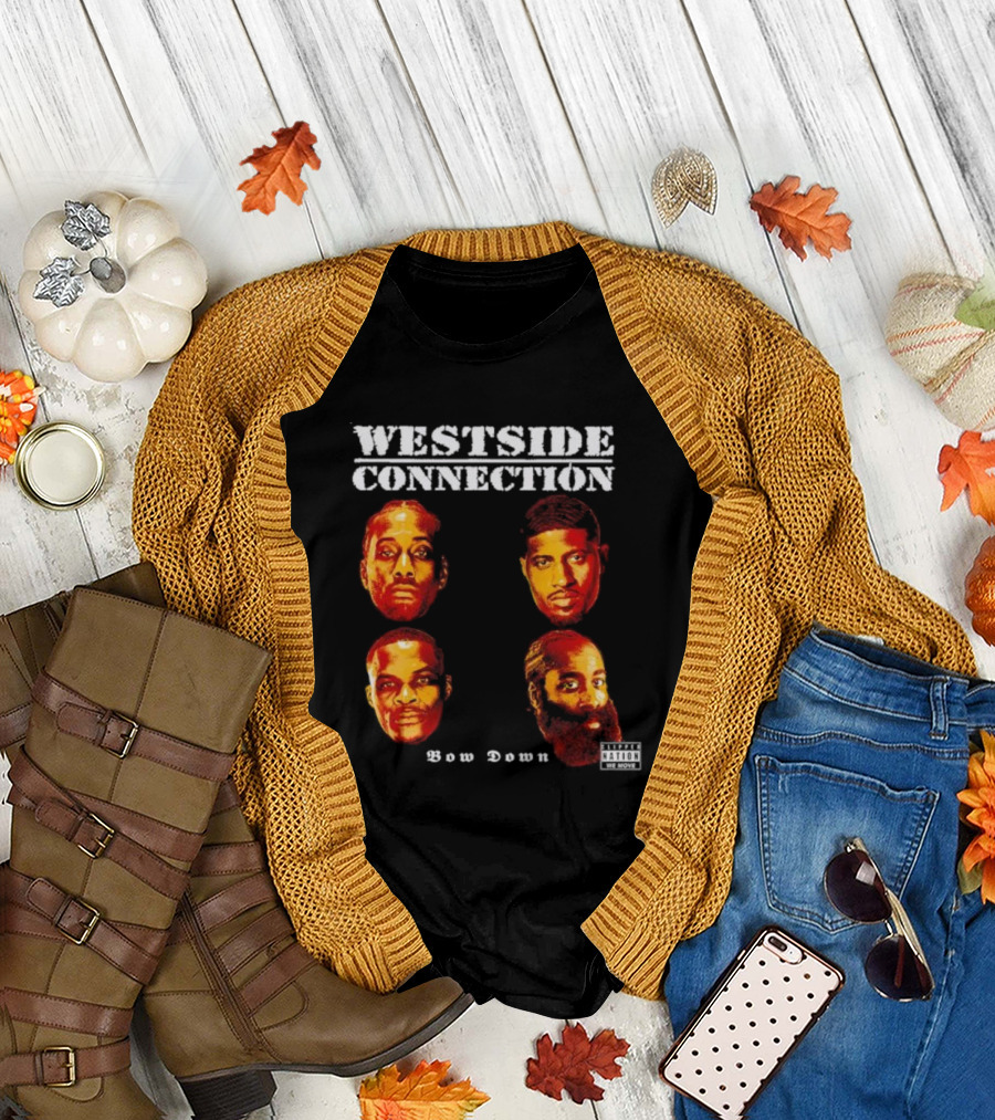 Westside Connection Bow Down Album Cover Featuring Faces T-Shirt
