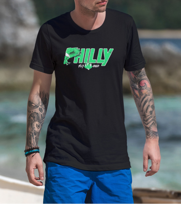 Philadelphia Eagles Philly Fly High Football T-Shirt
