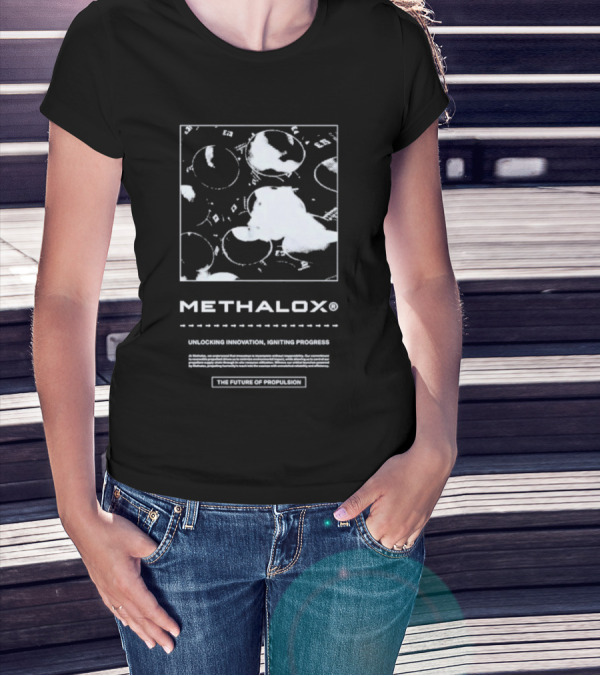 Methalox The Future Of Propulsion Unlocking Innovation, Igniting Progress T-Shirt