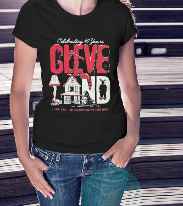 Celebrating 40 Years Cleveland Greater Cleveland Film Commission T-Shirt