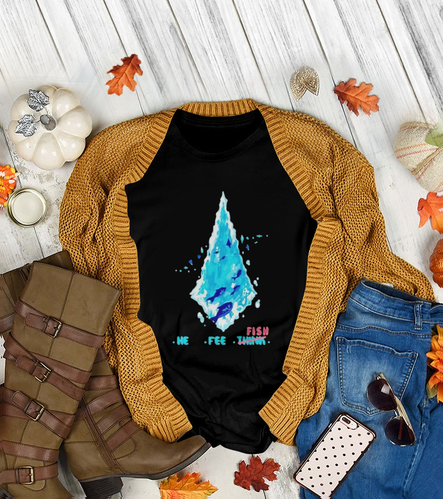 He Feel Fish Iceberg T-Shirt