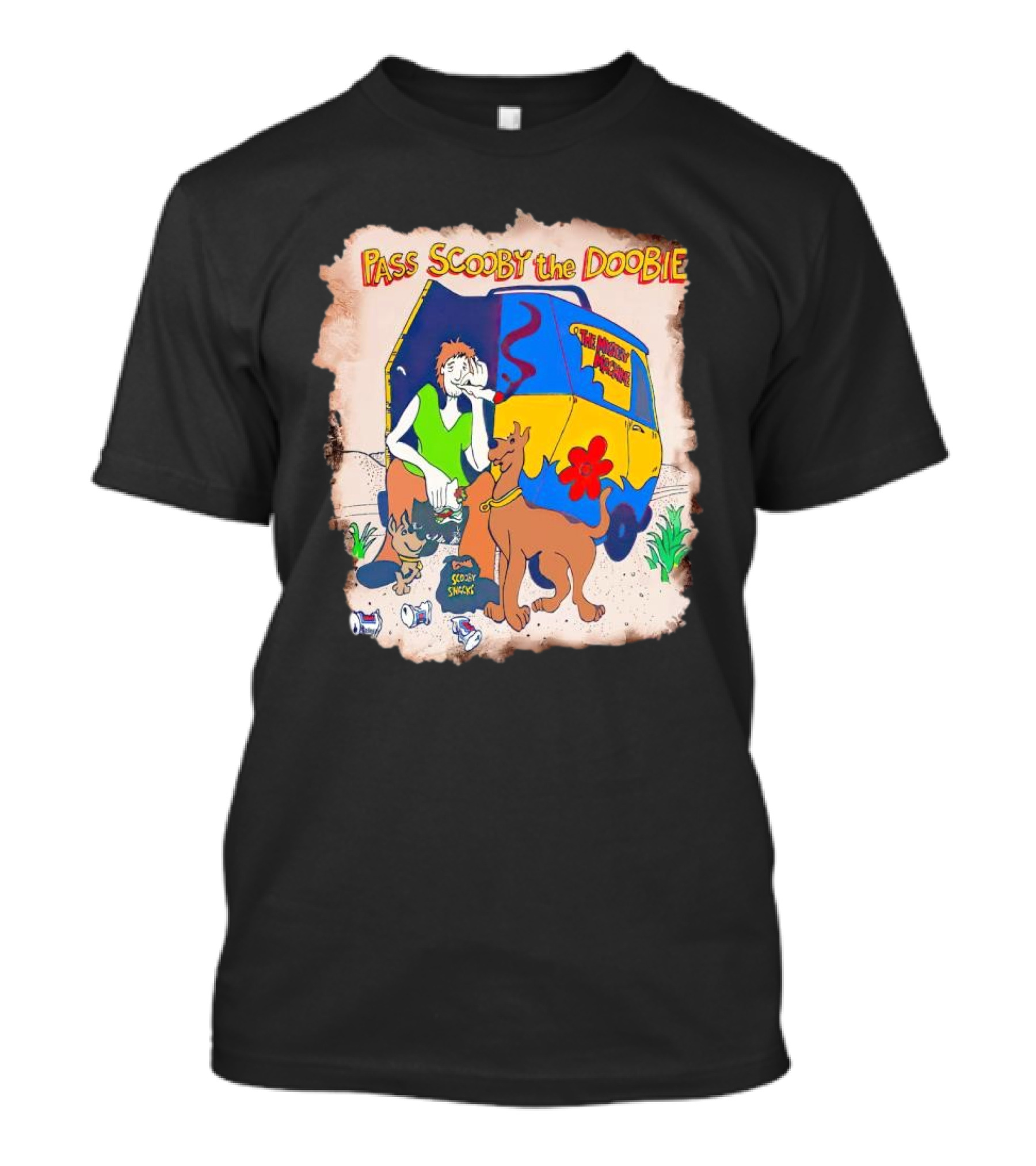 Scooby-Doo The Mystery Machine Pass Scooby The Doobie T-Shirt