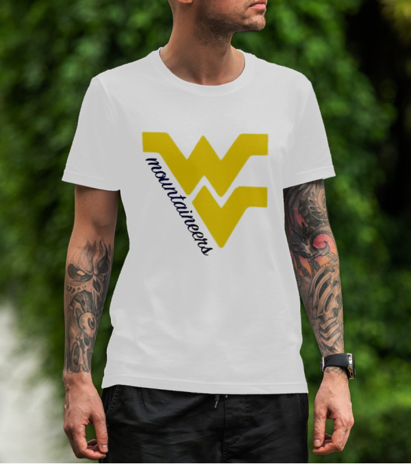 WVU Mountaineers Yellow WV T-Shirt