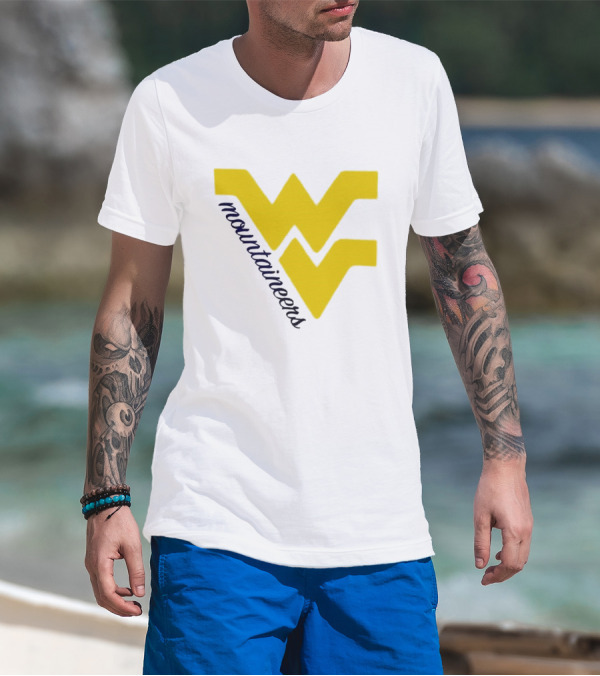 WVU Mountaineers Yellow WV T-Shirt