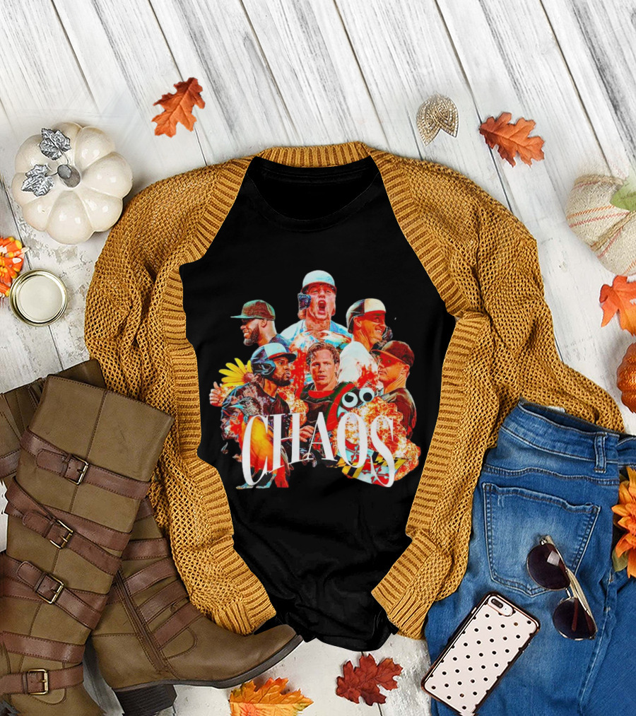 CHAOS Baltimore Orioles Baseball Players Action Collage T-Shirt