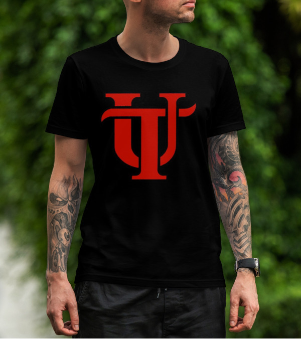 University Of Tampa UT Red Text T-Shirt
