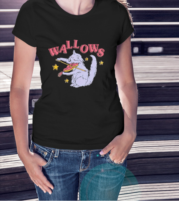 Wallows Playing Cat Fiddle With Stars T-Shirt