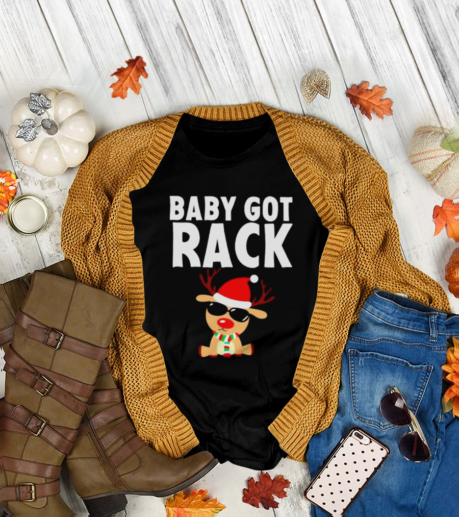 Baby Got Rack Reindeer Christmas T-Shirt