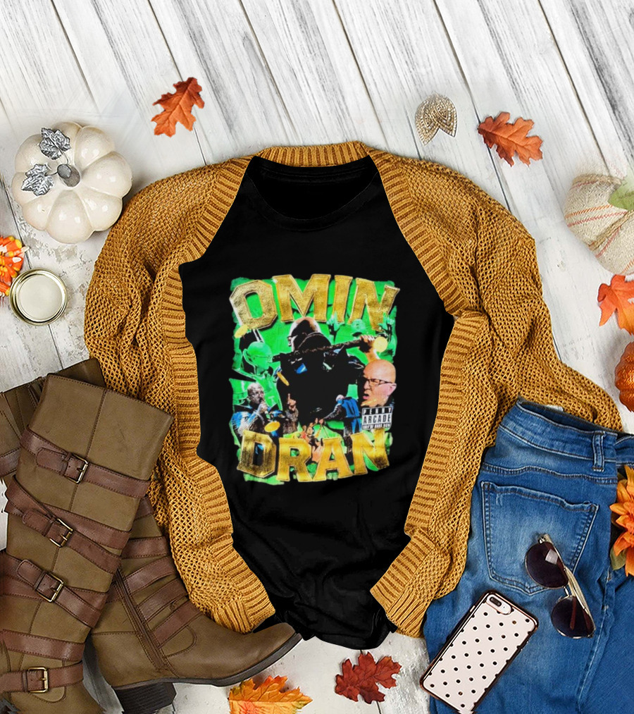 OMIN DRAN Arcade Vintage Parental Advisory T-Shirt