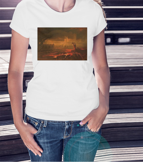 Birmingham John Martin Pandemonium Painting T-Shirt