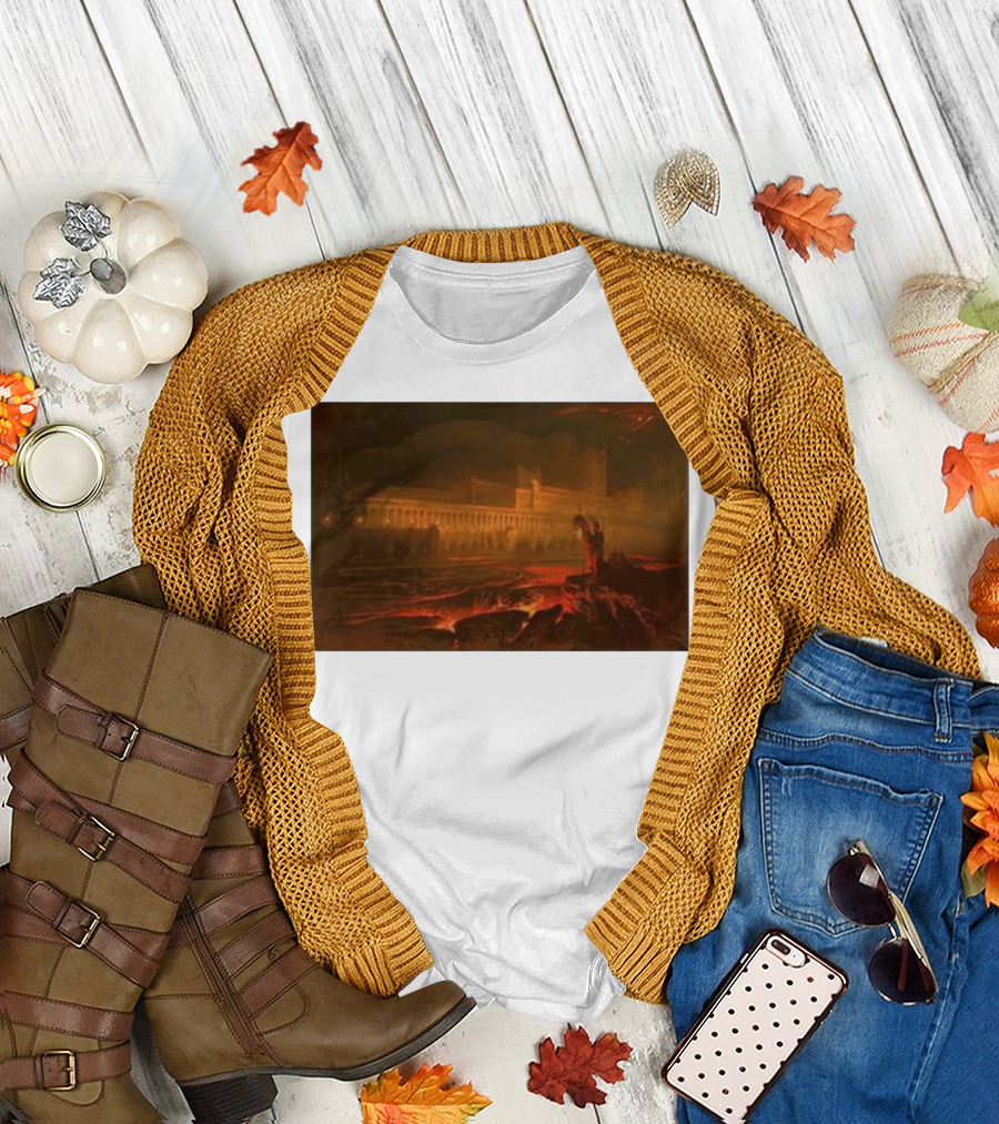 Birmingham John Martin Pandemonium Painting T-Shirt