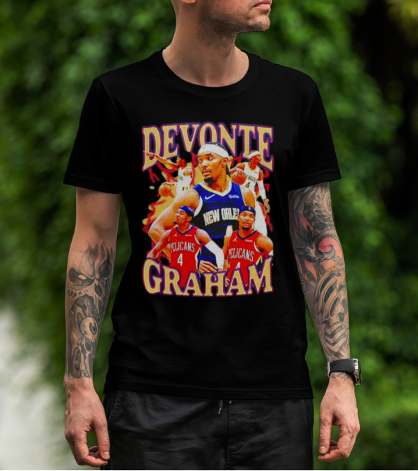 Devonte Graham New Orleans Pelicans Basketball T-Shirt