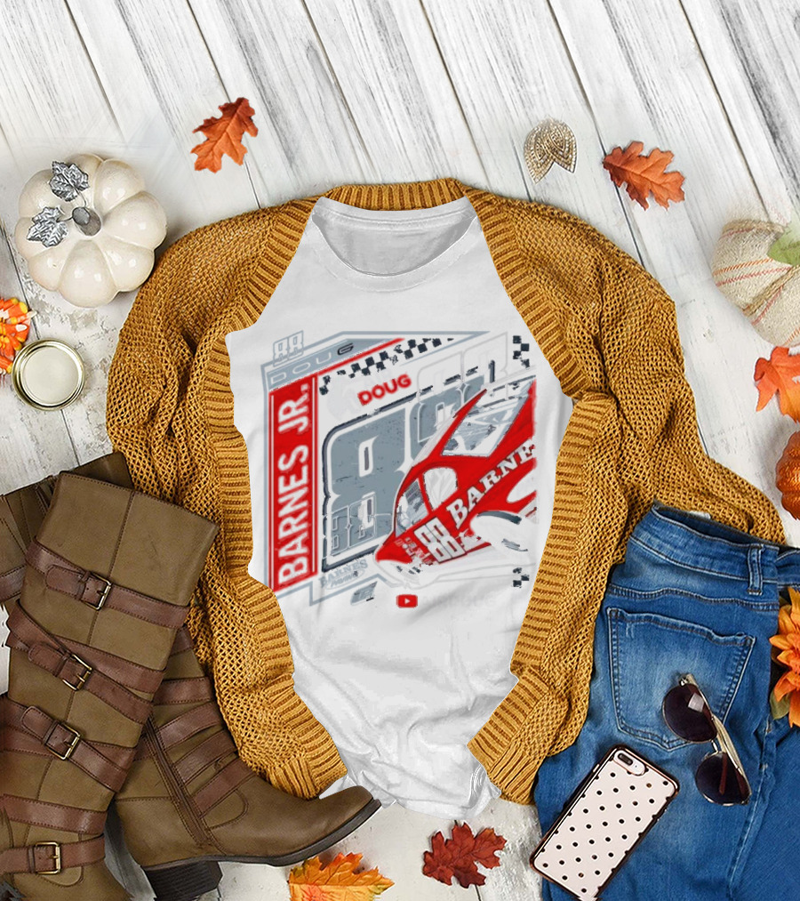 Barnes Jr 88 Doug AirDoug Racing Car T-Shirt