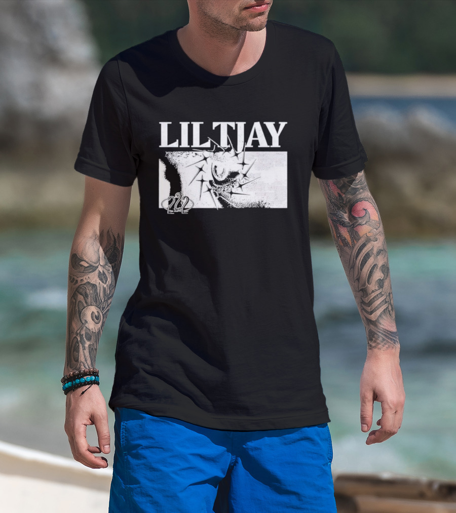 Lil Tjay 222 Spiked Eye T-Shirt