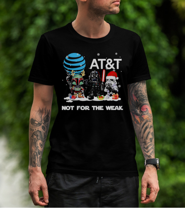 AT&T Star Wars Characters Chibi Not For The Weak Christmas T-Shirt