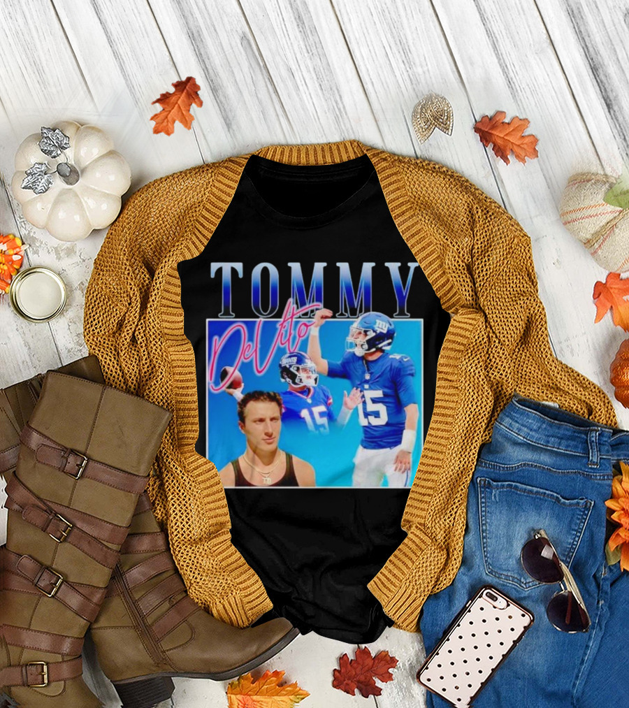 TOMMY DeVito New York Giants Quarterback Legacy T-Shirt
