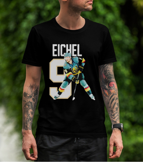 Vegas Golden Knights Jack Eichel 9 Hockey Player MVP T-Shirt