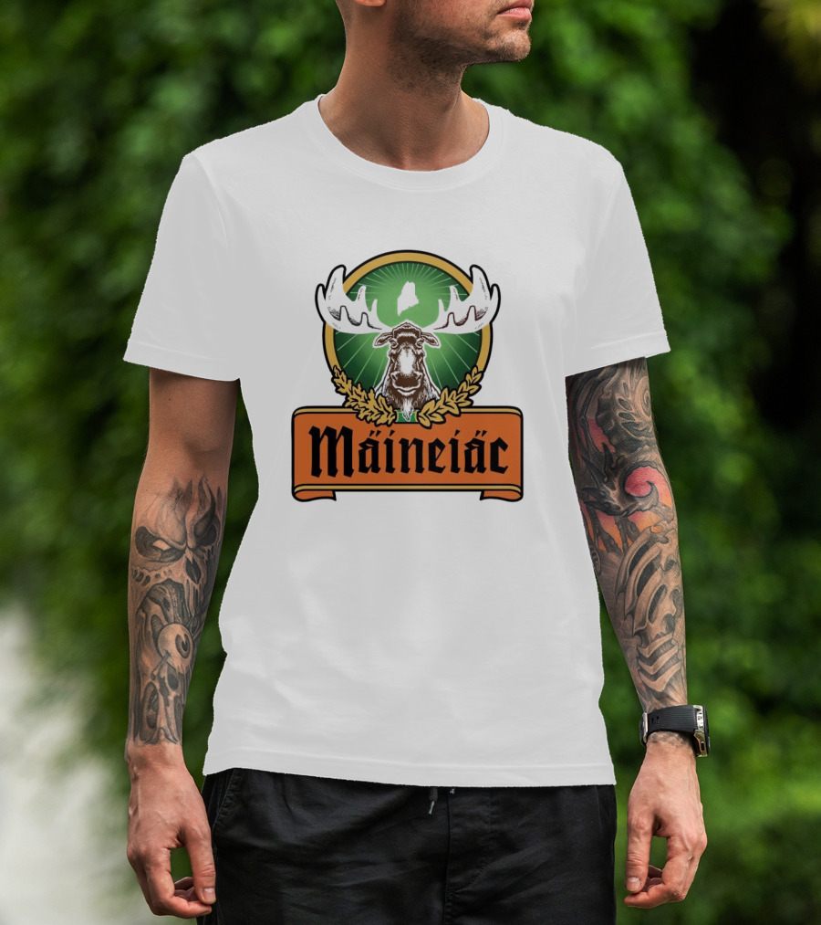 Jagermeister Maineiac Moose Maine T-Shirt