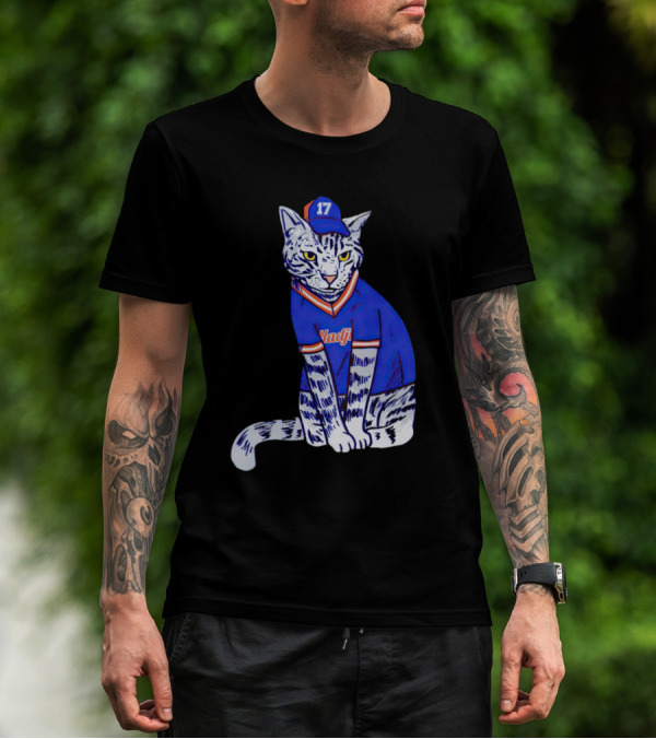 Keith Hernandez Hadji Cat Mets Jersey Number 17 T-Shirt
