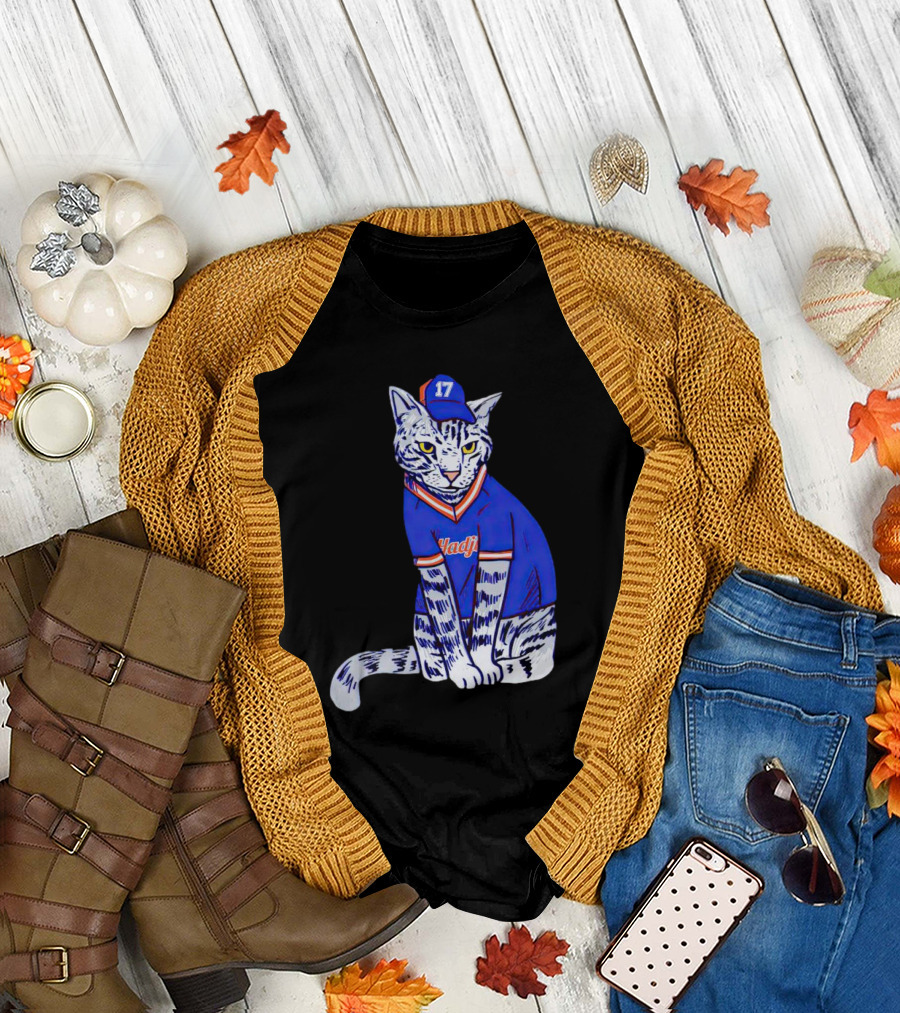 Keith Hernandez Hadji Cat Mets Jersey Number 17 T-Shirt