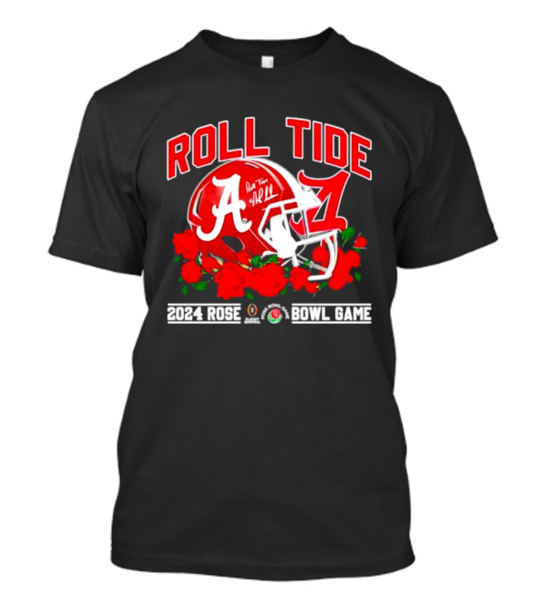 Roll Tide Alabama Crimson Tide Helmet 2024 Rose Bowl Game T-Shirt
