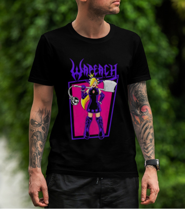 Wah Princess Wapeach Axe Mace Medieval Fantasy Warrior Princess T-Shirt