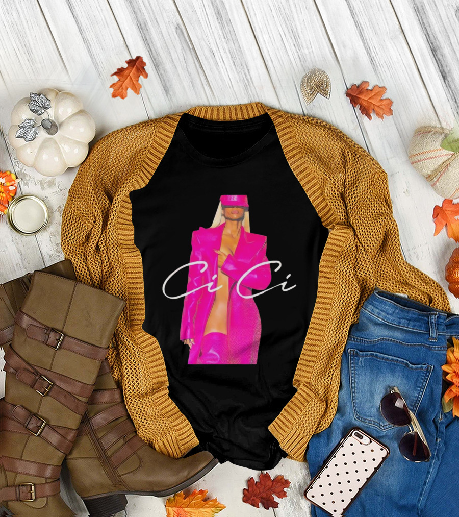 Ciara CiCi Bold Pink Fashion T-Shirt