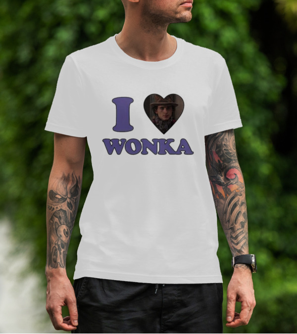 I Heart Wonka Movie Character T-Shirt