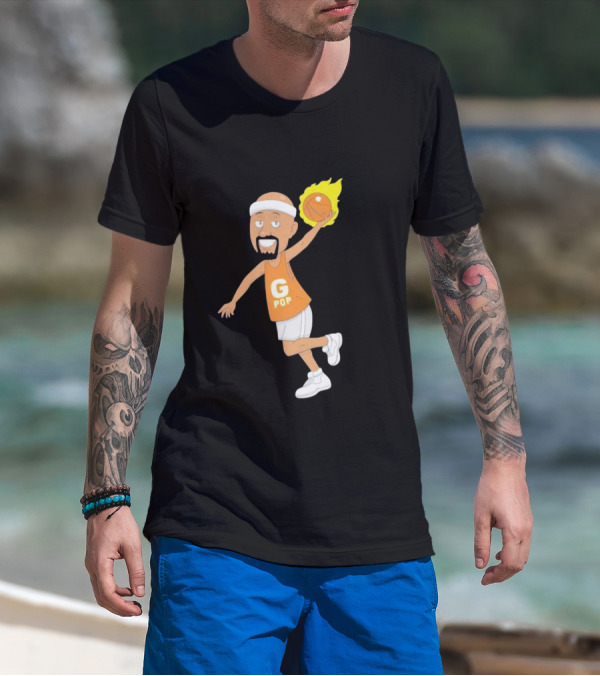 G Pop Flame Basketball T-Shirt