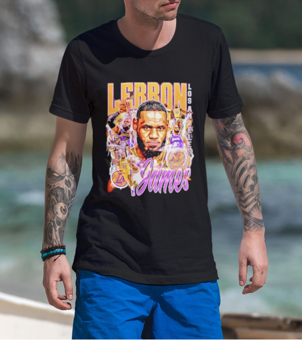 LEBRON JAMES LOS ANGELES LAKERS 23 ICONIC BASKETBALL LEGEND T-Shirt