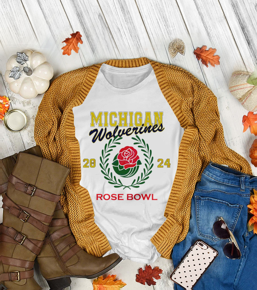 Michigan Wolverines Rose Bowl T-Shirt