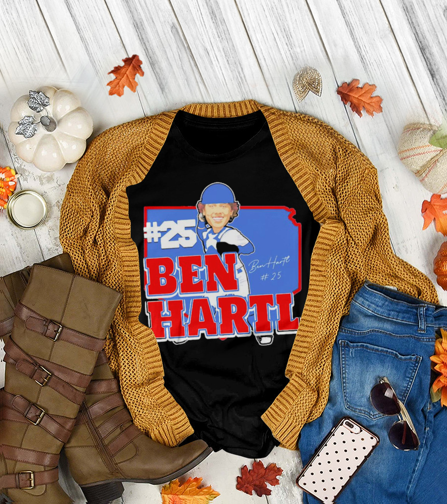 25 Ben Hartl Cartoon Signature T-Shirt