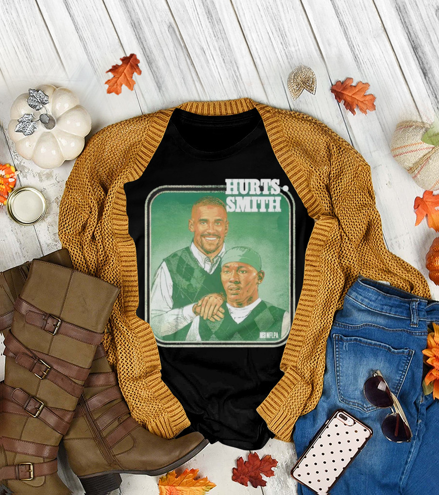 Jalen Hurts DeVonta Smith Philadelphia Step Brothers NFLPA Football T-Shirt
