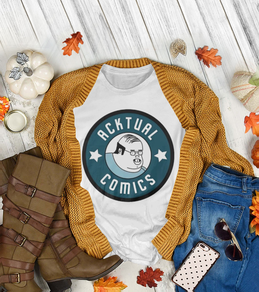 Acktual Comics Star Emblem T-Shirt