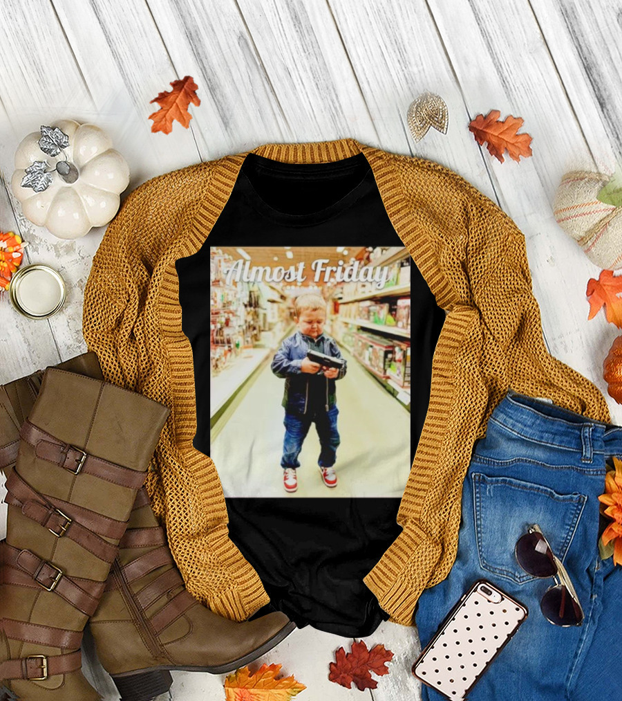 Almost Friday Hasbulla Gun Store Aisle T-Shirt