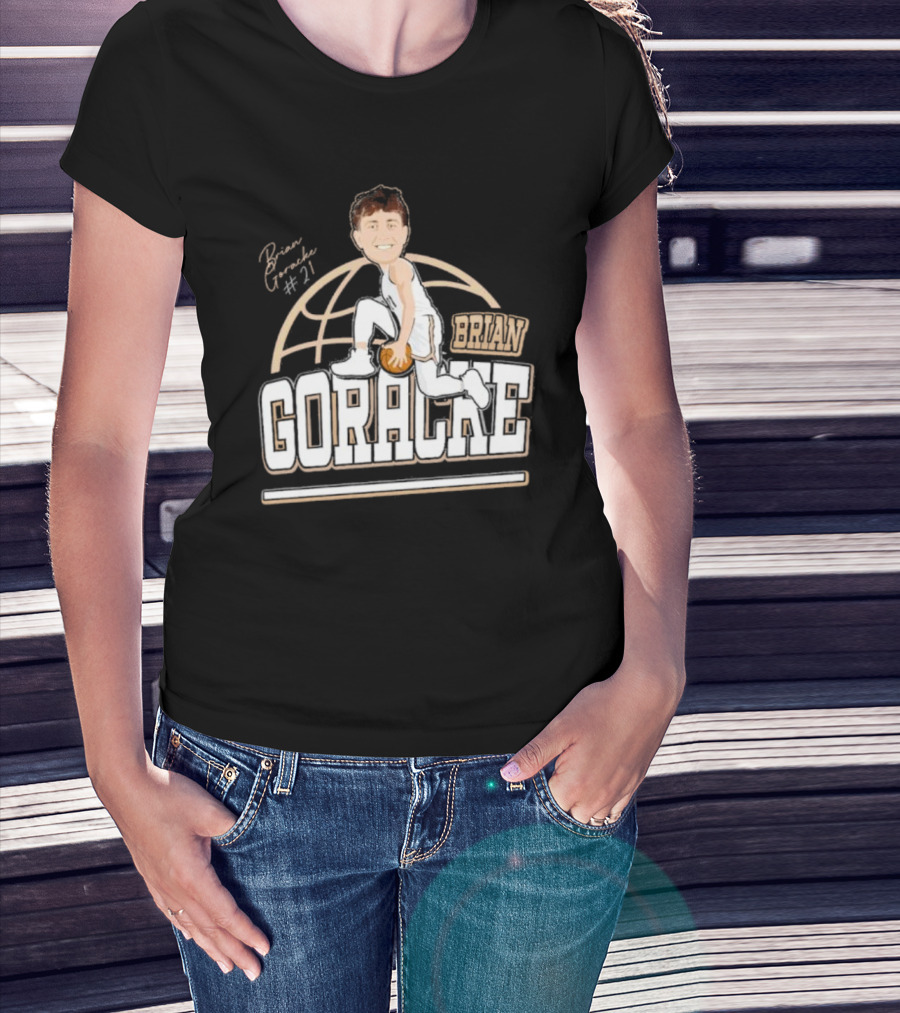 Brian Goracke #21 Basketball Player T-Shirt