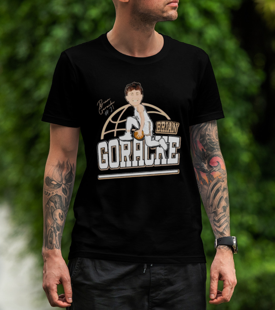 Brian Goracke #21 Basketball Player T-Shirt