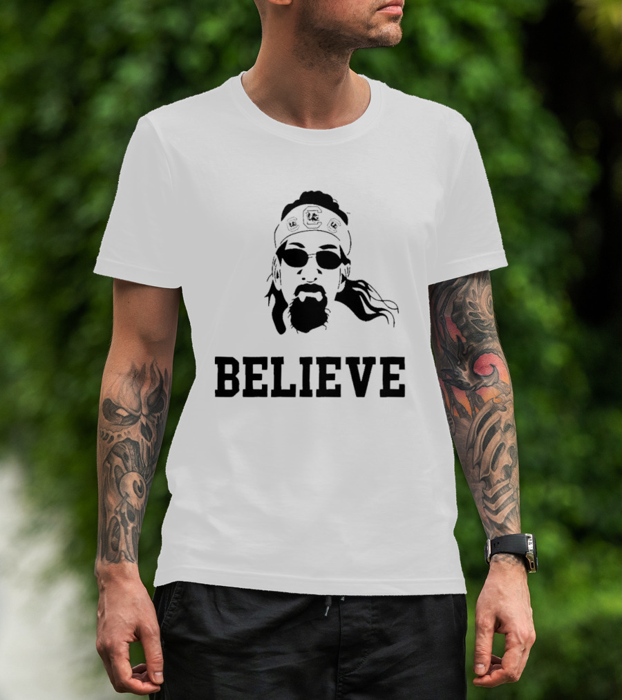 Carlton Thompson South Carolina Gamecocks Believe Iconic Fan T-Shirt