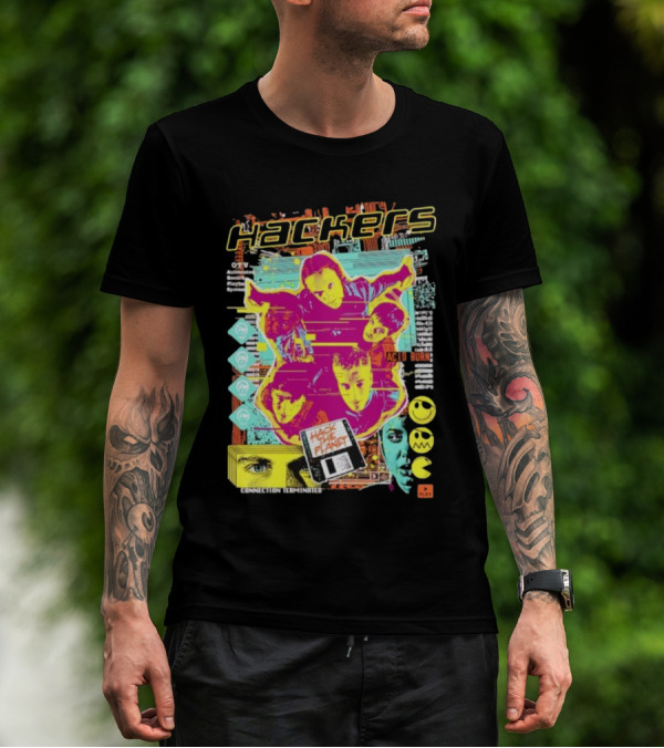 Hackers Acid Burn Connection Terminated Hack The Planet T-Shirt