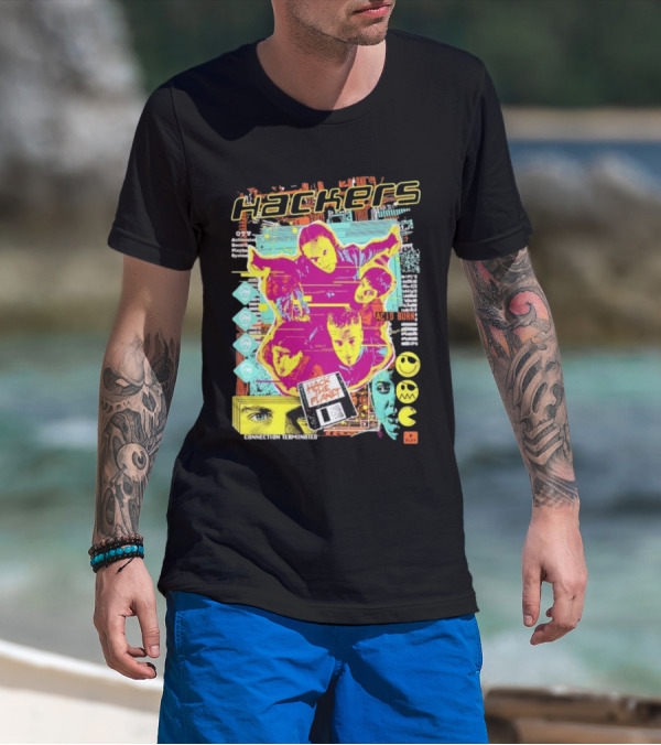 Hackers Acid Burn Connection Terminated Hack The Planet T-Shirt
