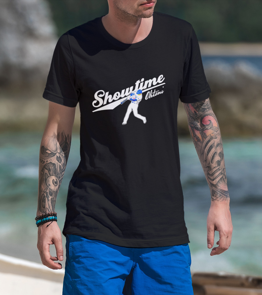 Showtime Ohtani Baseball Swing Iconic T-Shirt
