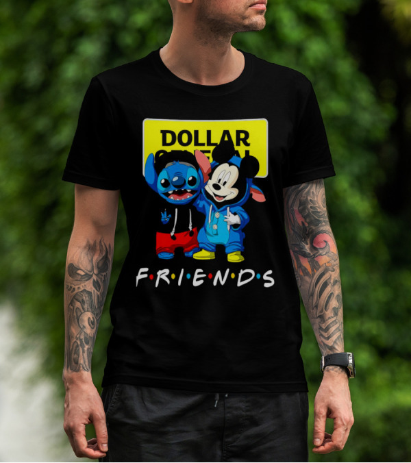 Stitch Mickey Friends Dollar General T-Shirt