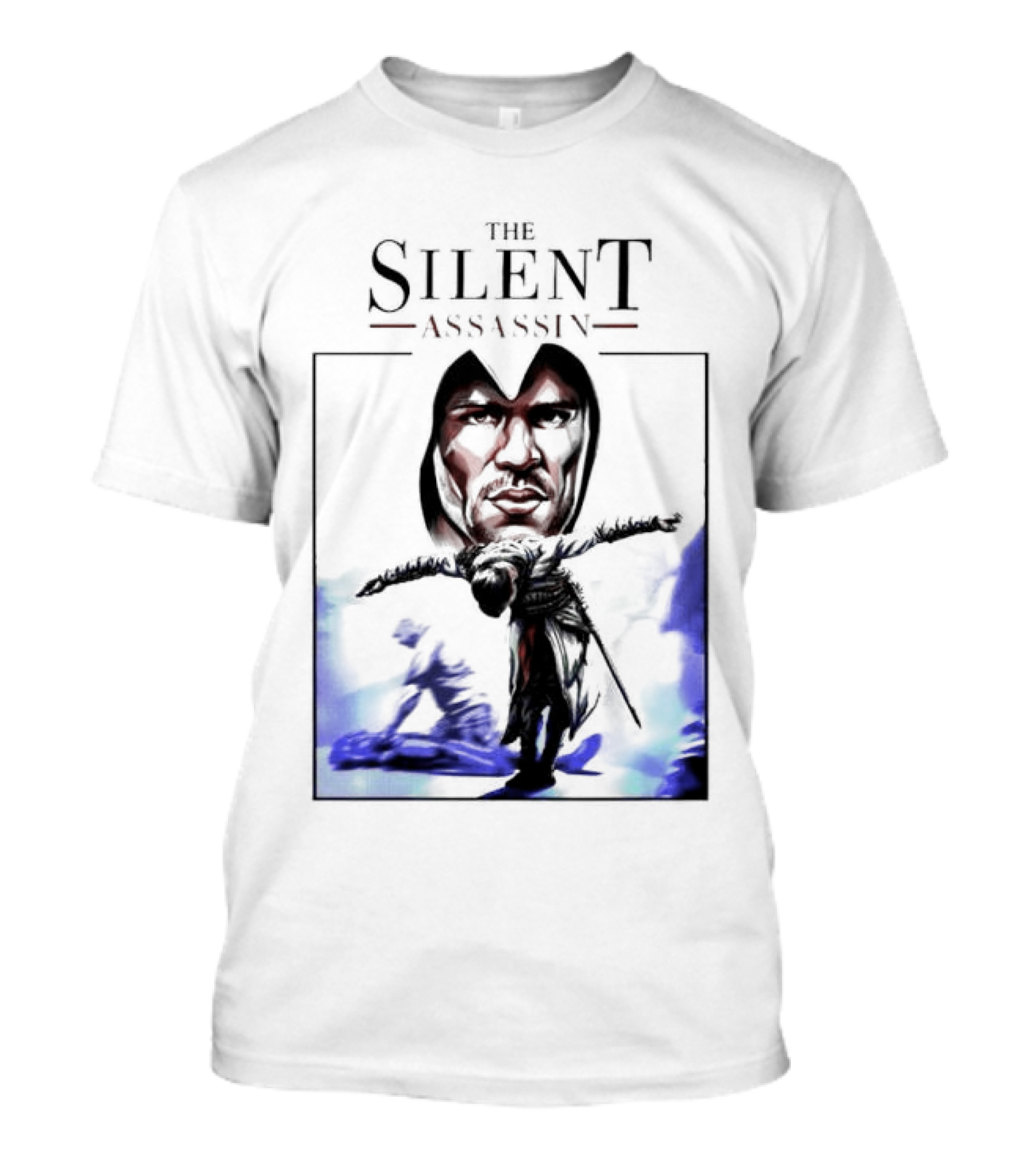 The Silent Assassin Hooded Warrior Embrace T-Shirt
