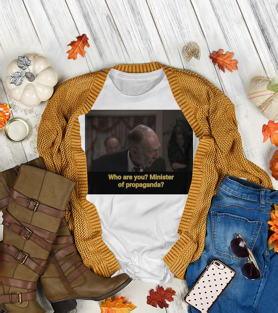The Soprano Who Are You? Minister of Propaganda? Onceover Scene T-Shirt
