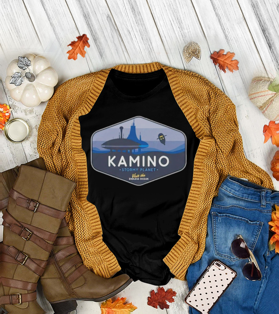 Kamino Stormy Planet Visit the Endless Ocean T-Shirt