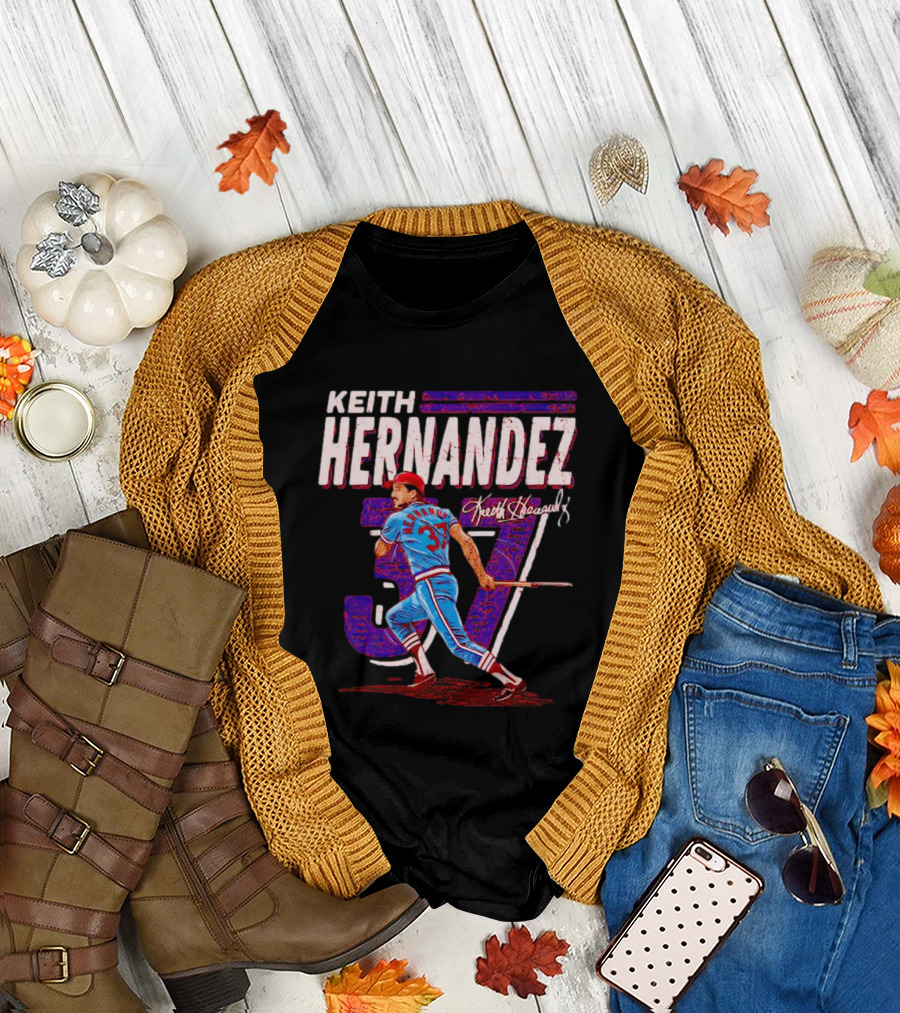 Keith Hernandez 37 Baseball Signature T-Shirt