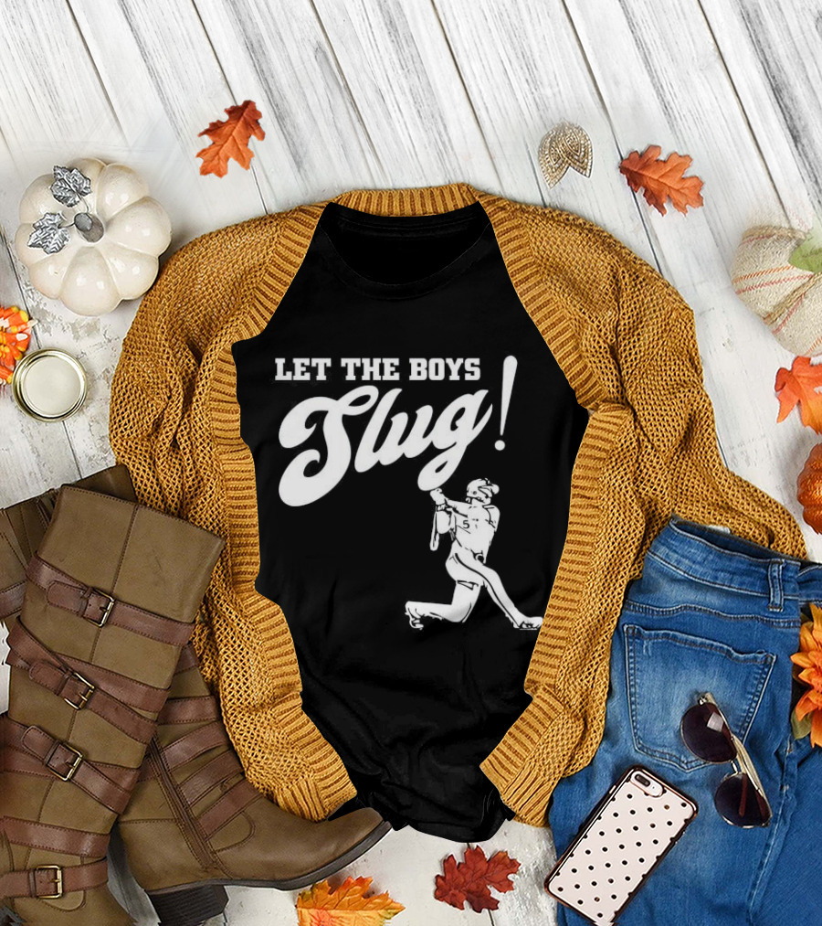 Let The Boys Slug Vintage Baseball Philly Spirit T-Shirt