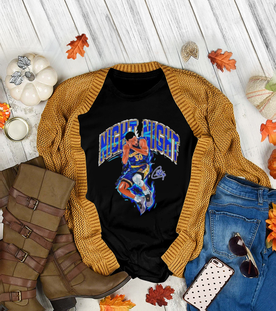 Night Night Steph Curry Golden State Warriors T-Shirt