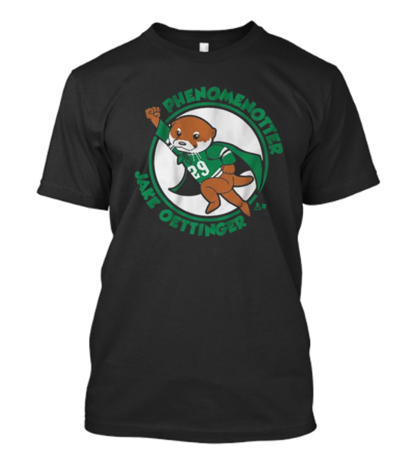 Phenomenotter Jake Oettinger 29 Green Superhero Otter T-Shirt